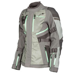 Veste moto femme KLIM ARTEMIS Monument Gray Wintermint