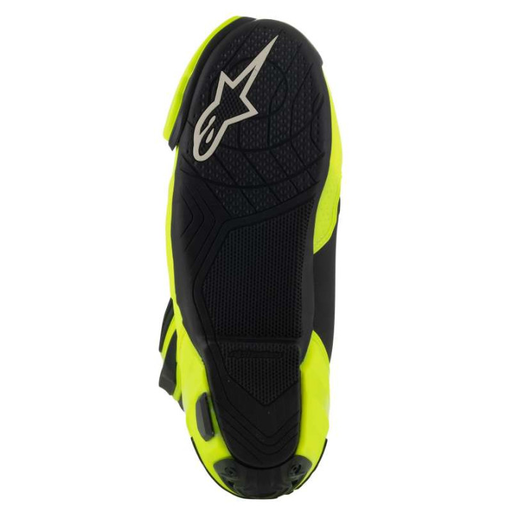 Alpinestars SUPERTECH R VENTED Yellow Fluo Black motorcycle boots