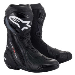 Alpinestars SUPERTECH R VENTED Black motorcycle boots