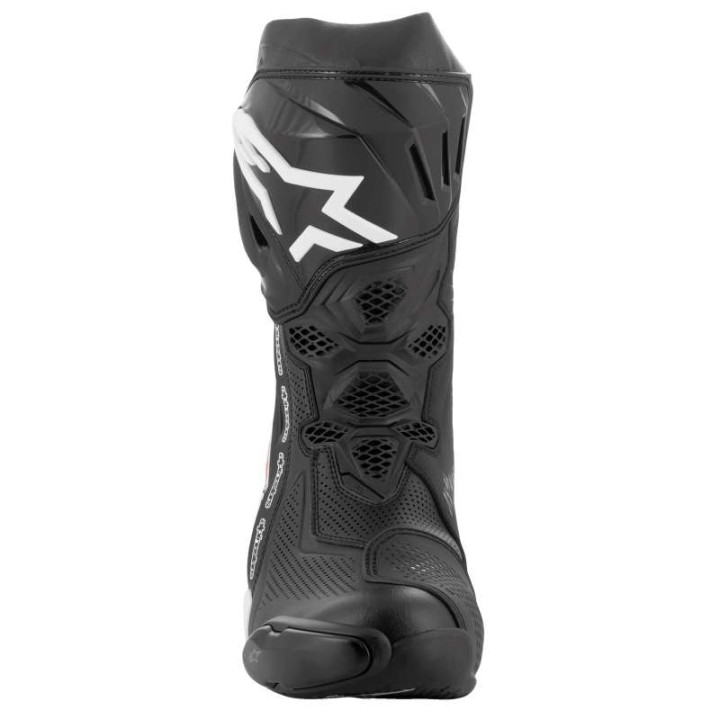 Alpinestars SUPERTECH R VENTED Black White motorcycle boots