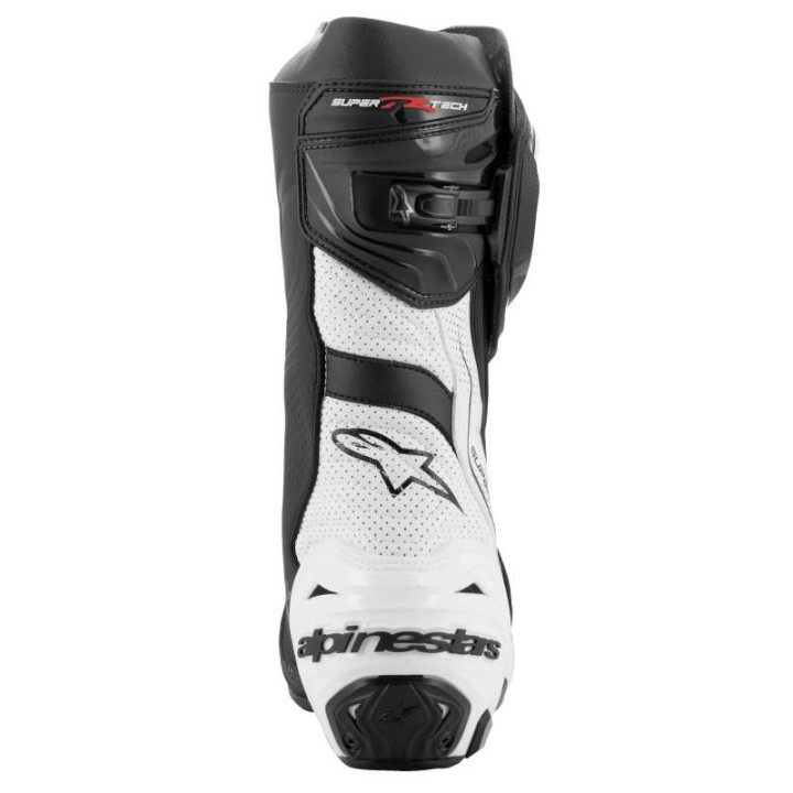 Alpinestars SUPERTECH R VENTED Black White motorcycle boots