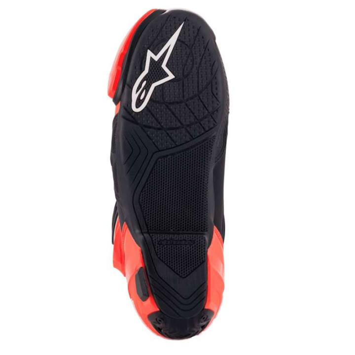 Motorcycle boots Alpinestars SUPERTECH R VENTED Black White Red Fluo