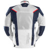 Blouson moto Furygan BROOKS VENTED + Bleu/Pearl/Rouge