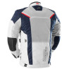 Blouson moto Furygan BROOKS VENTED + Bleu/Pearl/Rouge