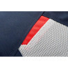 Blouson moto Furygan BROOKS VENTED + Bleu/Pearl/Rouge