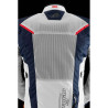 Blouson moto Furygan BROOKS VENTED + Bleu/Pearl/Rouge