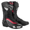 Alpinestars SMX 6 V3 Motorcycle Boots Black Silver Red