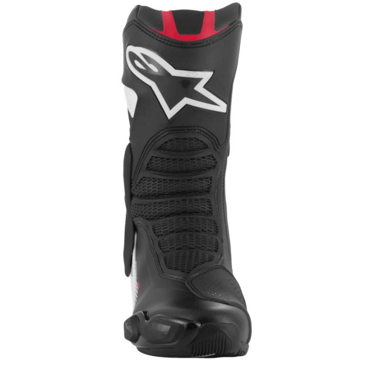 Alpinestars SMX 6 V3 Motorcycle Boots Black White Red Graphic