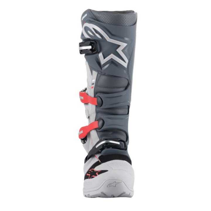 Bottes ALPINESTARS TECH 7 ENDURO Ligth Gray/Dark Gray/Bright Red