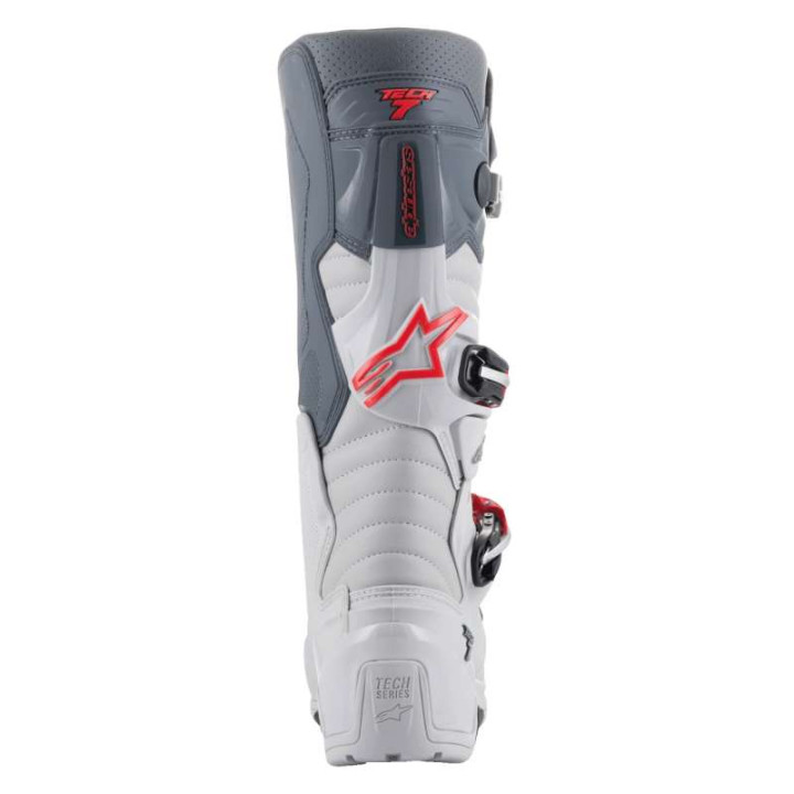 Bottes ALPINESTARS TECH 7 ENDURO Ligth Gray/Dark Gray/Bright Red
