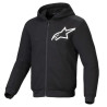 Sweat moto Alpinestars CHROME V2 SPORT HOODIE Black White