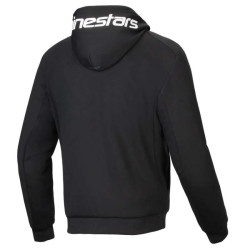 Sweat moto Alpinestars CHROME V2 SPORT HOODIE Black White 2