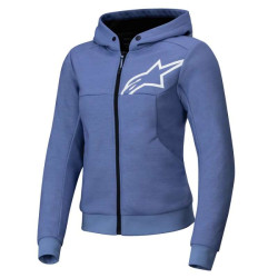 Sweat moto Alpinestars STELLA CHROME V2 SPORT Blue Violet White