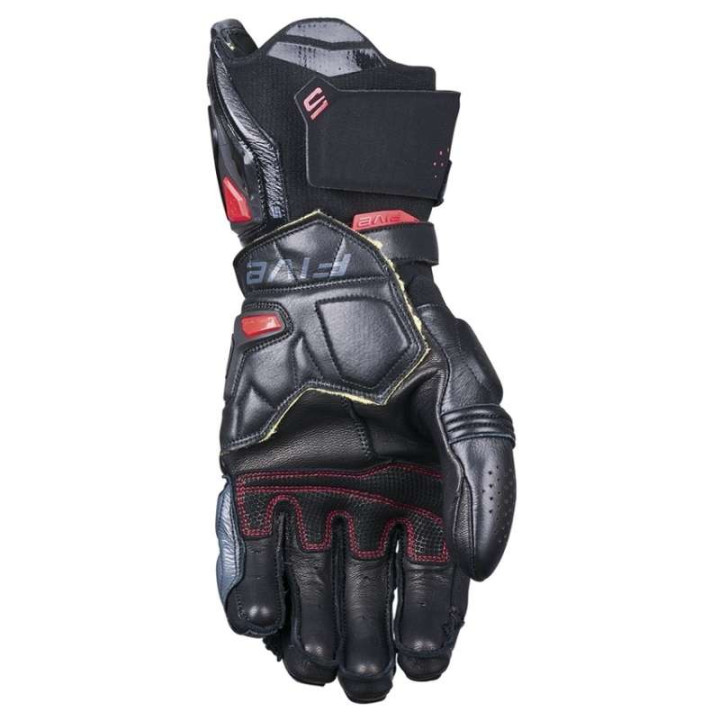 Five RFX1 EVO Black motorcycle racing gloves