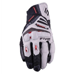 Gants moto Aventure Five TFX1 AIRFLOW SHORT Grey/Fluo Red