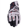 Gants moto Aventure Five TFX1 AIRFLOW SHORT Grey/Fluo Red