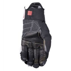 Gants moto Aventure Five TFX1 AIRFLOW SHORT Grey/Fluo Red 2