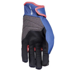 Gants moto Aventure Five TFX5 Gris / Bleu / Rouge 2