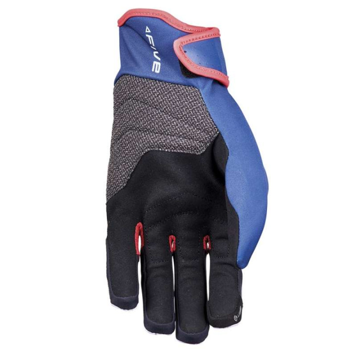 Gants moto Aventure Five TFX5 Gris / Bleu / Rouge