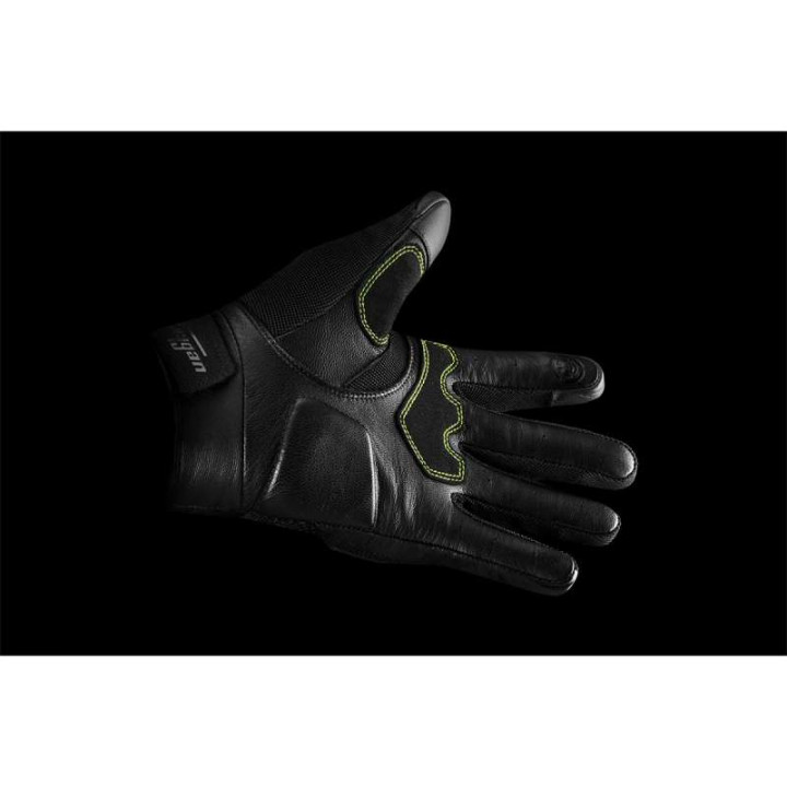 Gants moto d'été Furygan SHADE Noir/Jaune