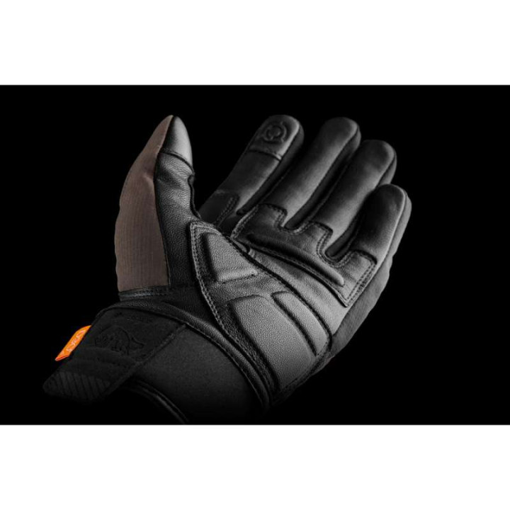 Motorcycle gloves Furygan JET ALL SEASONS EVO D3O Brown