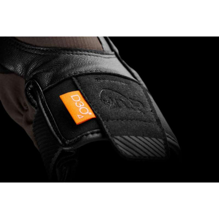 Motorcycle gloves Furygan JET ALL SEASONS EVO D3O Brown