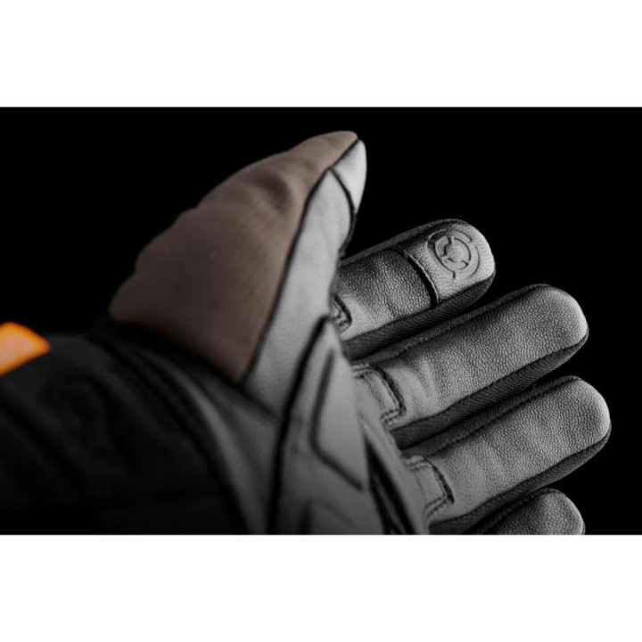 Motorcycle gloves Furygan JET ALL SEASONS EVO D3O Brown