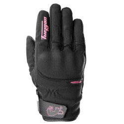Motorcycle gloves Furygan JET LADY ALL SEASONS D3O EVO Black/Pink