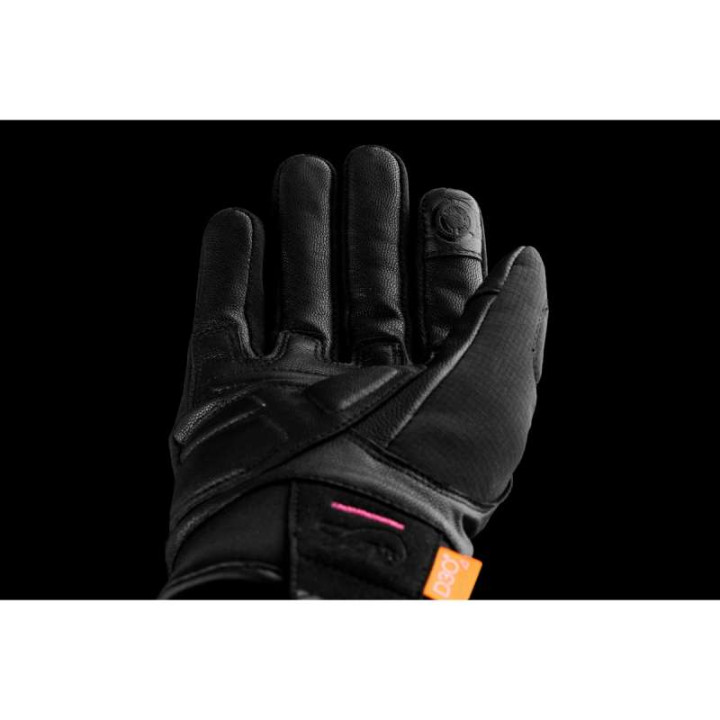 Motorcycle gloves Furygan JET LADY ALL SEASONS D3O EVO Black/Pink