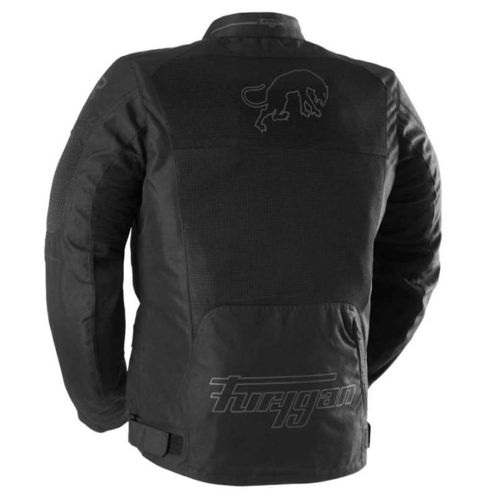 Furygan AQUILON summer motorcycle jacket Black/Grey