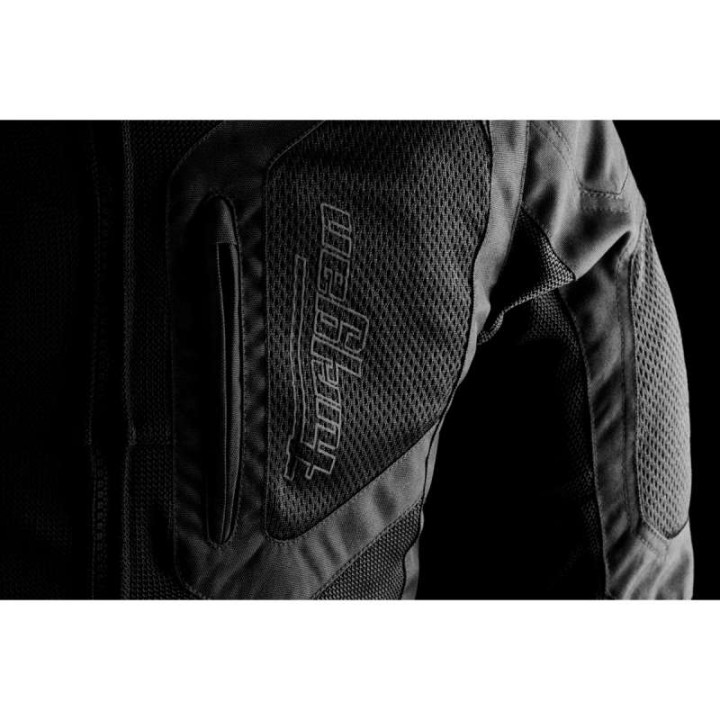 Furygan AQUILON summer motorcycle jacket Black/Grey