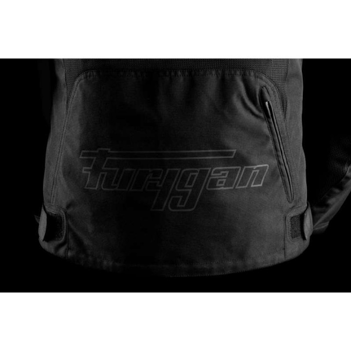 Furygan AQUILON summer motorcycle jacket Black/Grey
