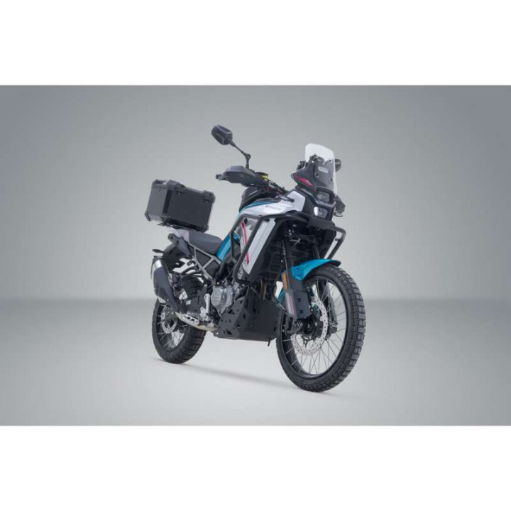 Top case kit SW-Motech TRAX ADV Black CF Moto 450 MT