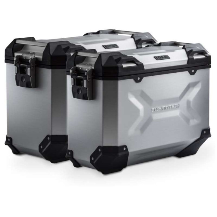 SW-Motech TraX ADVENTURE 45/37L CF Moto 450 MT aluminum suitcase kit (KFT.10.625.70000/S)