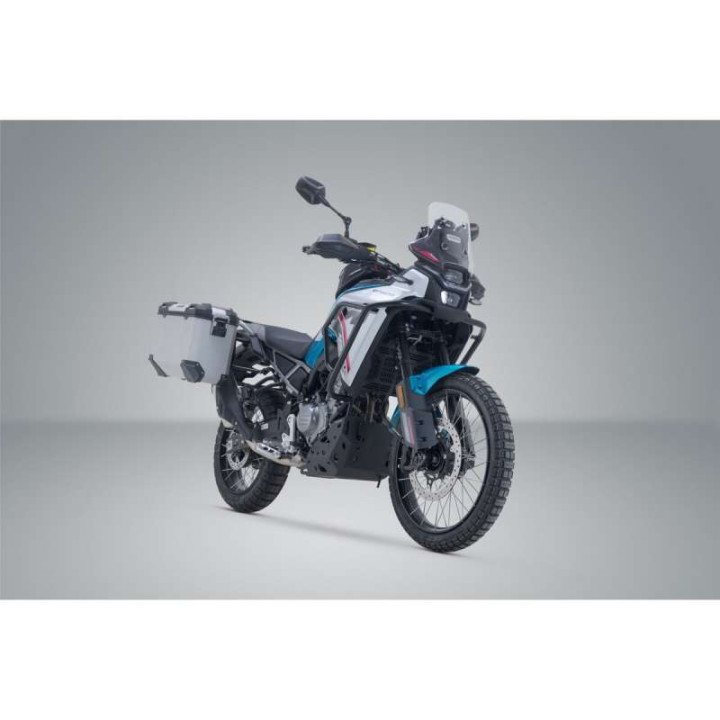 SW-Motech TraX ADVENTURE 45/37L CF Moto 450 MT aluminum suitcase kit (KFT.10.625.70000/S)