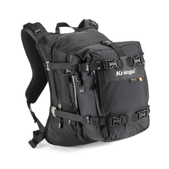 Kriega R20 Multicam Black motorcycle backpack