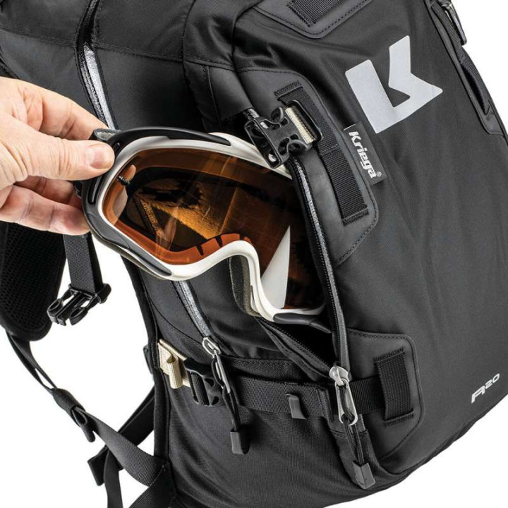 Kriega R20 Multicam Black motorcycle backpack