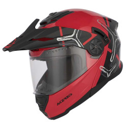Casque moto modulable Acerbis RIDER NOIR/ROUGE