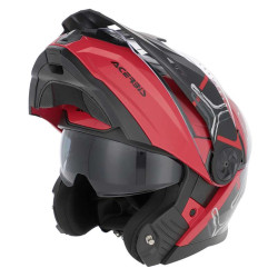 Casque moto modulable Acerbis RIDER NOIR/ROUGE 2