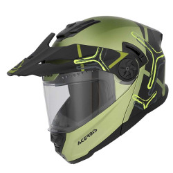 Casque moto modulable Acerbis RIDER VERT/NOIR