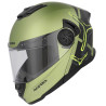 Acerbis RIDER modular motorcycle helmet GREEN/BLACK