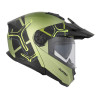 Acerbis RIDER modular motorcycle helmet GREEN/BLACK