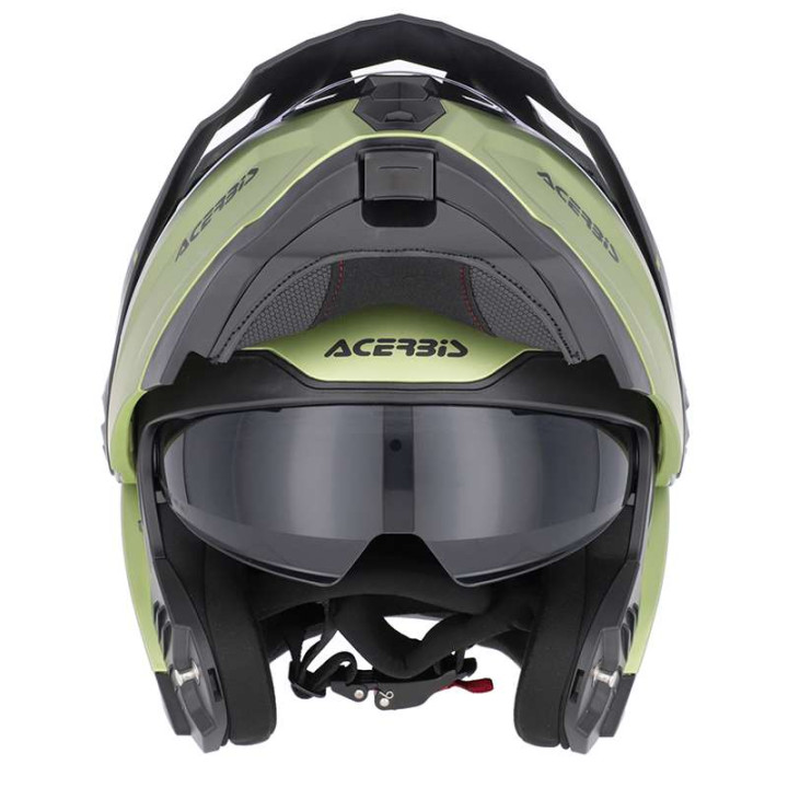 Acerbis RIDER modular motorcycle helmet GREEN/BLACK