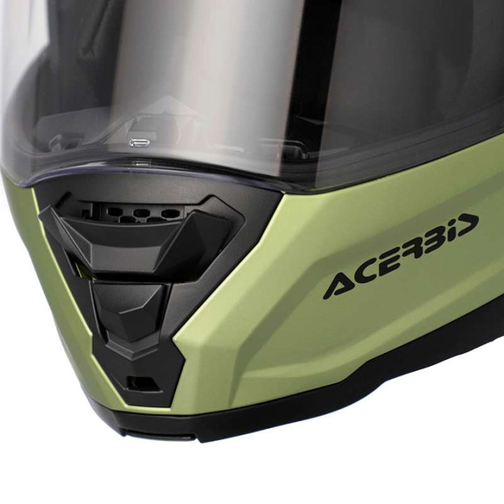 Acerbis RIDER modular motorcycle helmet GREEN/BLACK