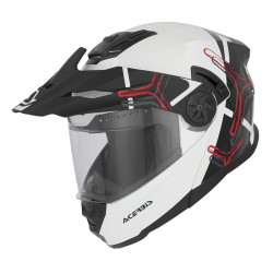 Casque moto modulable Acerbis RIDER BLANC/NOIR