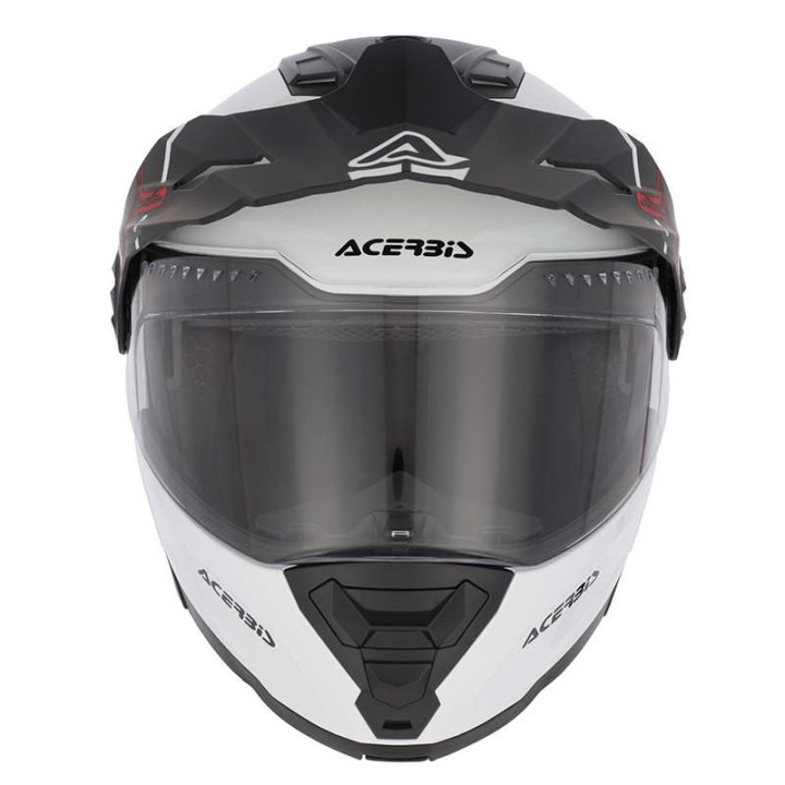 Acerbis RIDER modular motorcycle helmet WHITE/BLACK