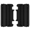 Polisport Radiator Guards Black Yamaha YZ250/450F/FX 18-23