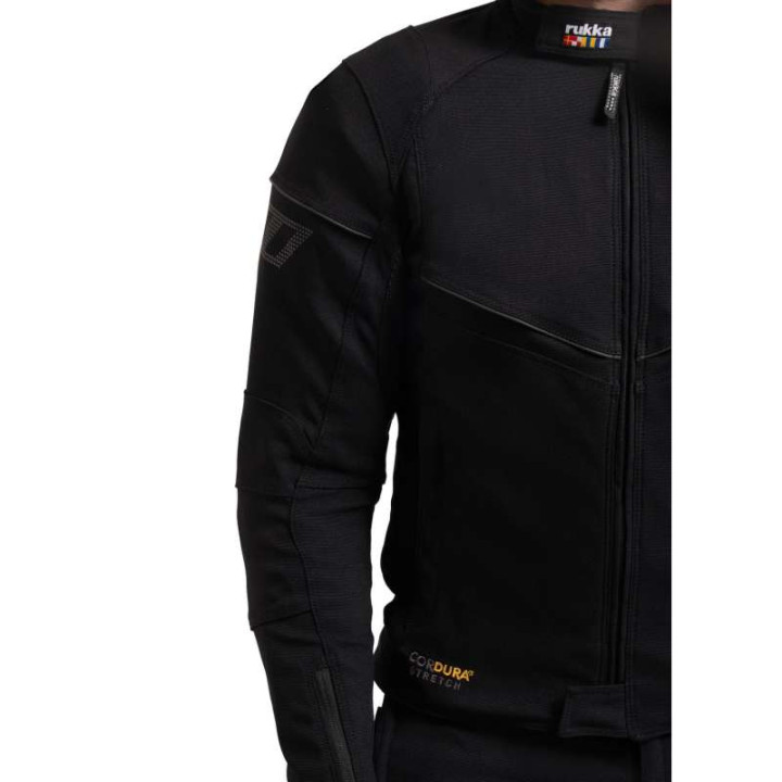 Blouson moto été Rukka AIRGOBI 2.0 Noir