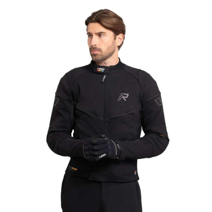 Blouson moto été Rukka AIRGOBI 2.0 Noir