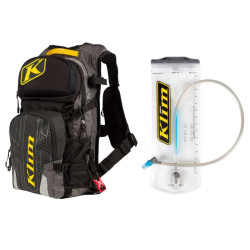 KLIM NAC PAK Gray motorcycle backpack with 3L water pouch